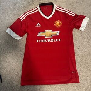 MANCHESTER UNITED 2015 2016 HOME SHIRT FOOTBALL SOCCER JERSEY ADIDAS small